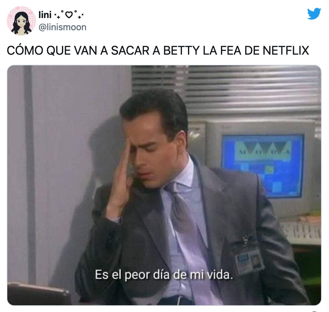 "Betty, la fea" se va de Netflix y las redes sociales se llenaron de memes.