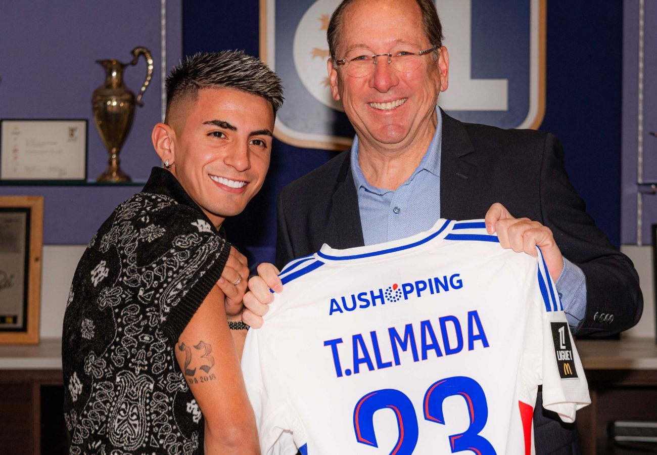 Thiago Almada, refuerzo del Olympique de Lyon.