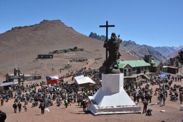 Encuentro de motos en el Cristo Redentor, edición 2022.