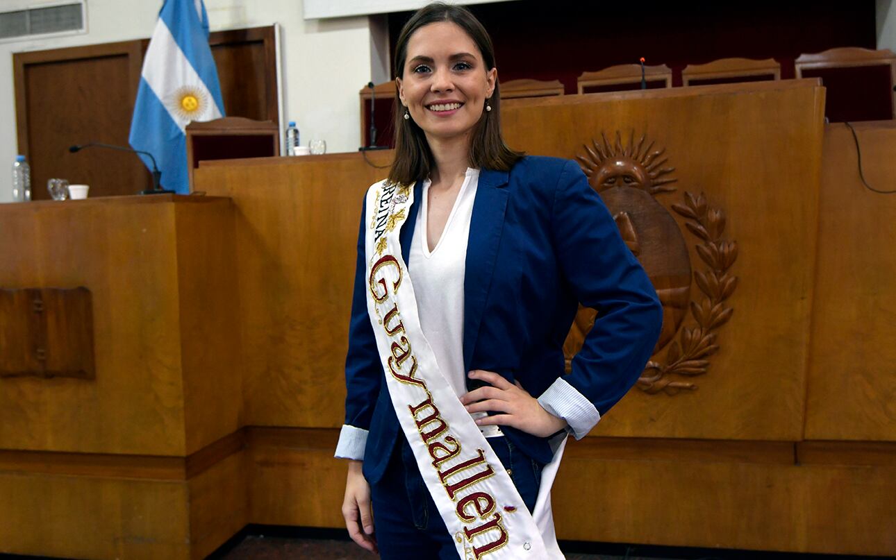 Julieta Lonigro, la "reina blue" de Guaymallén. Foto: Orlando Pelichotti / Los Andes