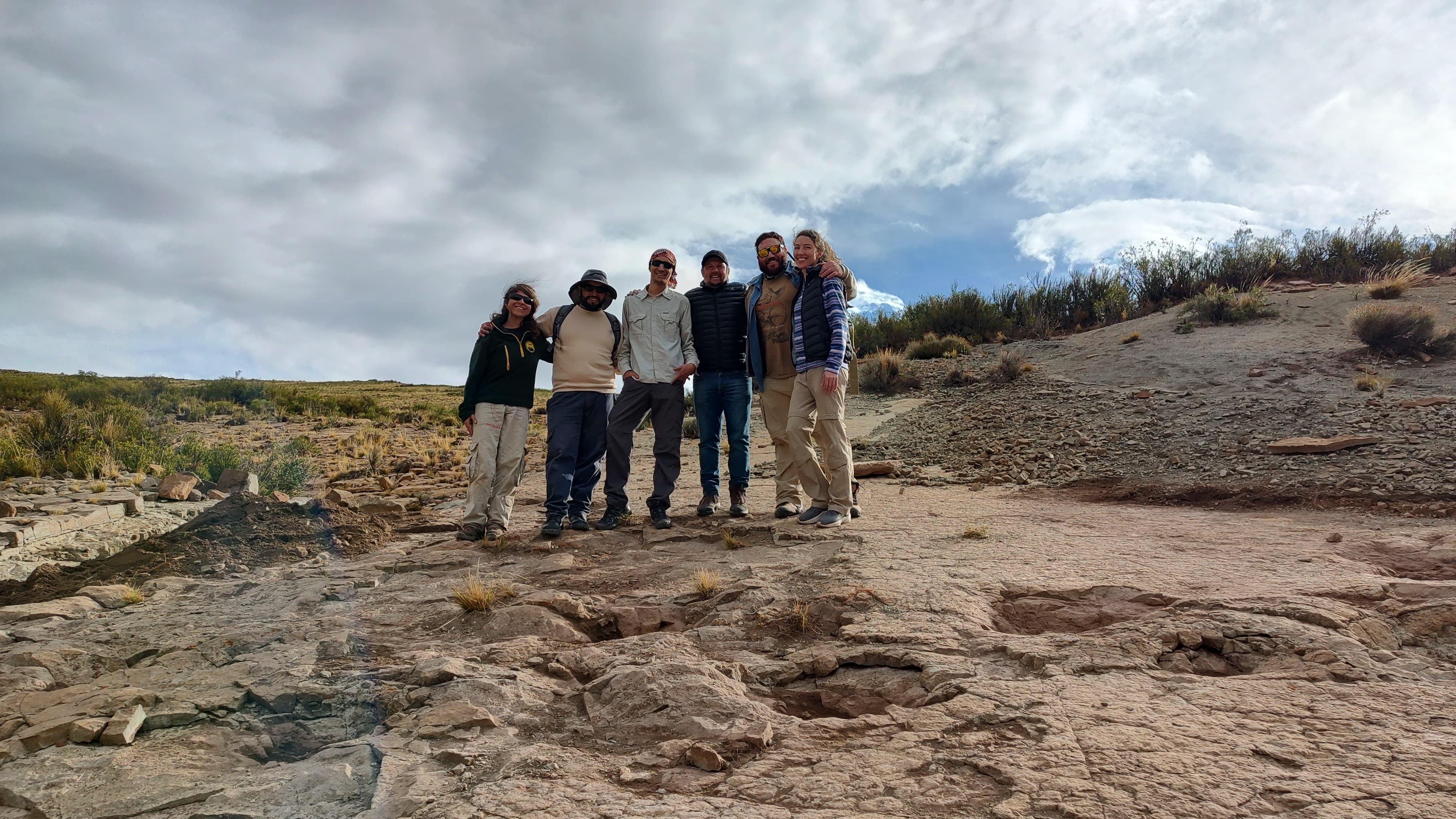 Dinosaurios en Mendoza: 9 especies que habitaron en Mendoza y cómo es el “Jurassic Park mendocino”. Foto; Gentileza María Belén Tomaselli