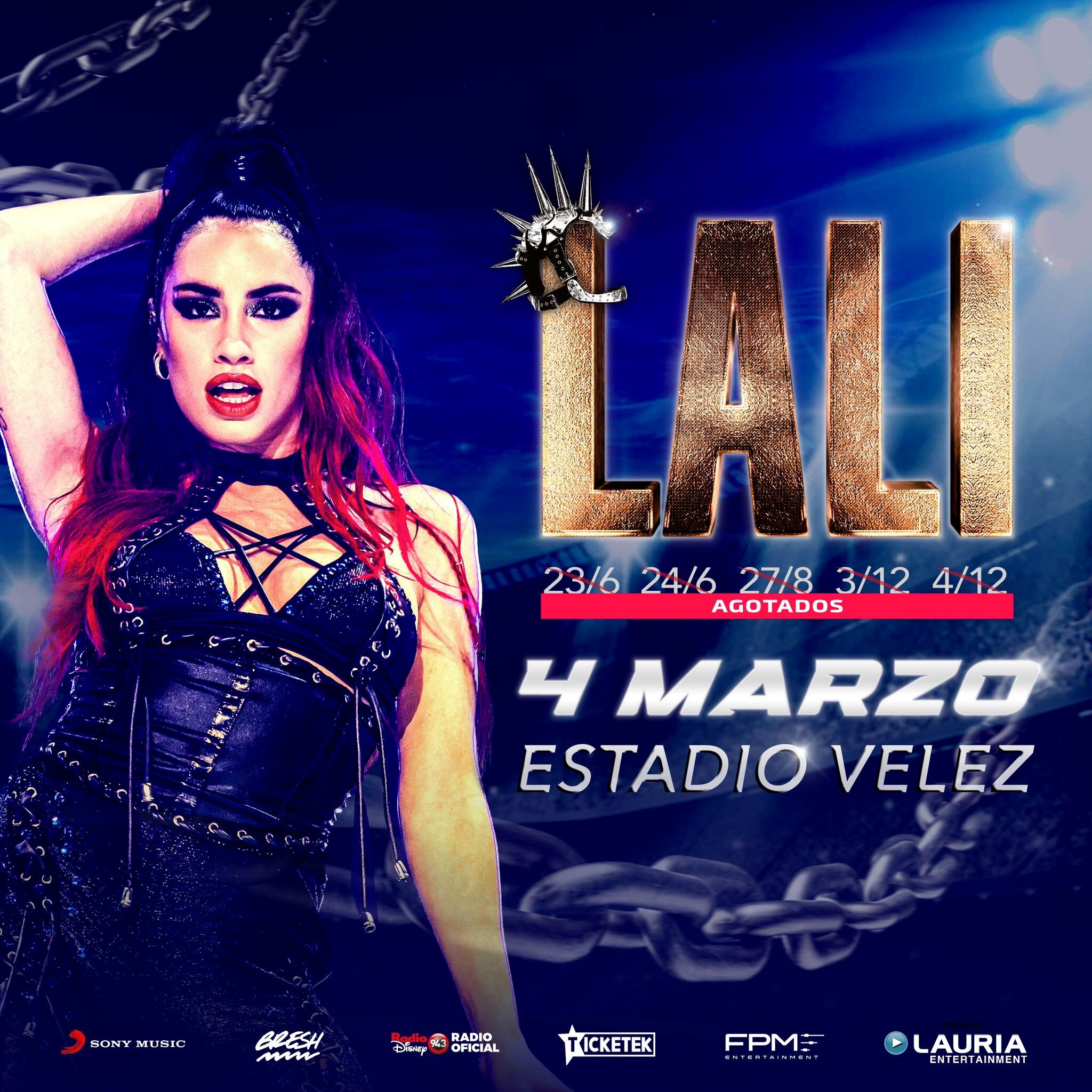 Lali Espósito en Vélez