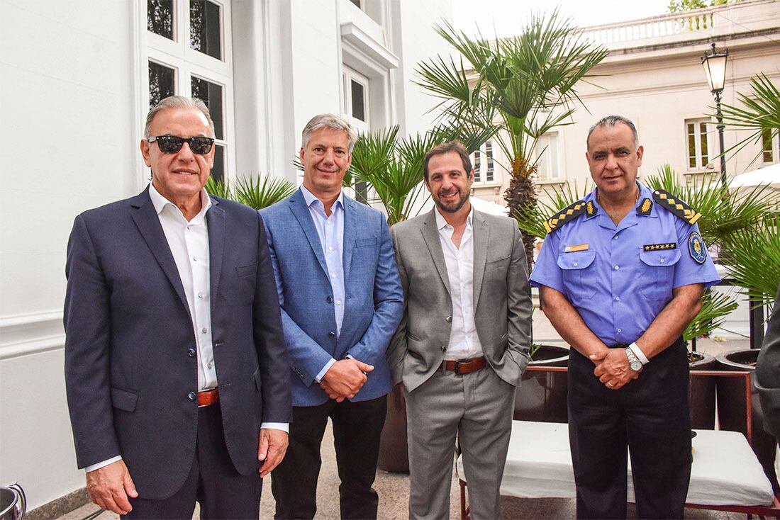 Raul Levrino, Alejandro Molero, Marcelo D'Agostino y Marcelo Calipo. Foto: Mariana Villa / Los Andes