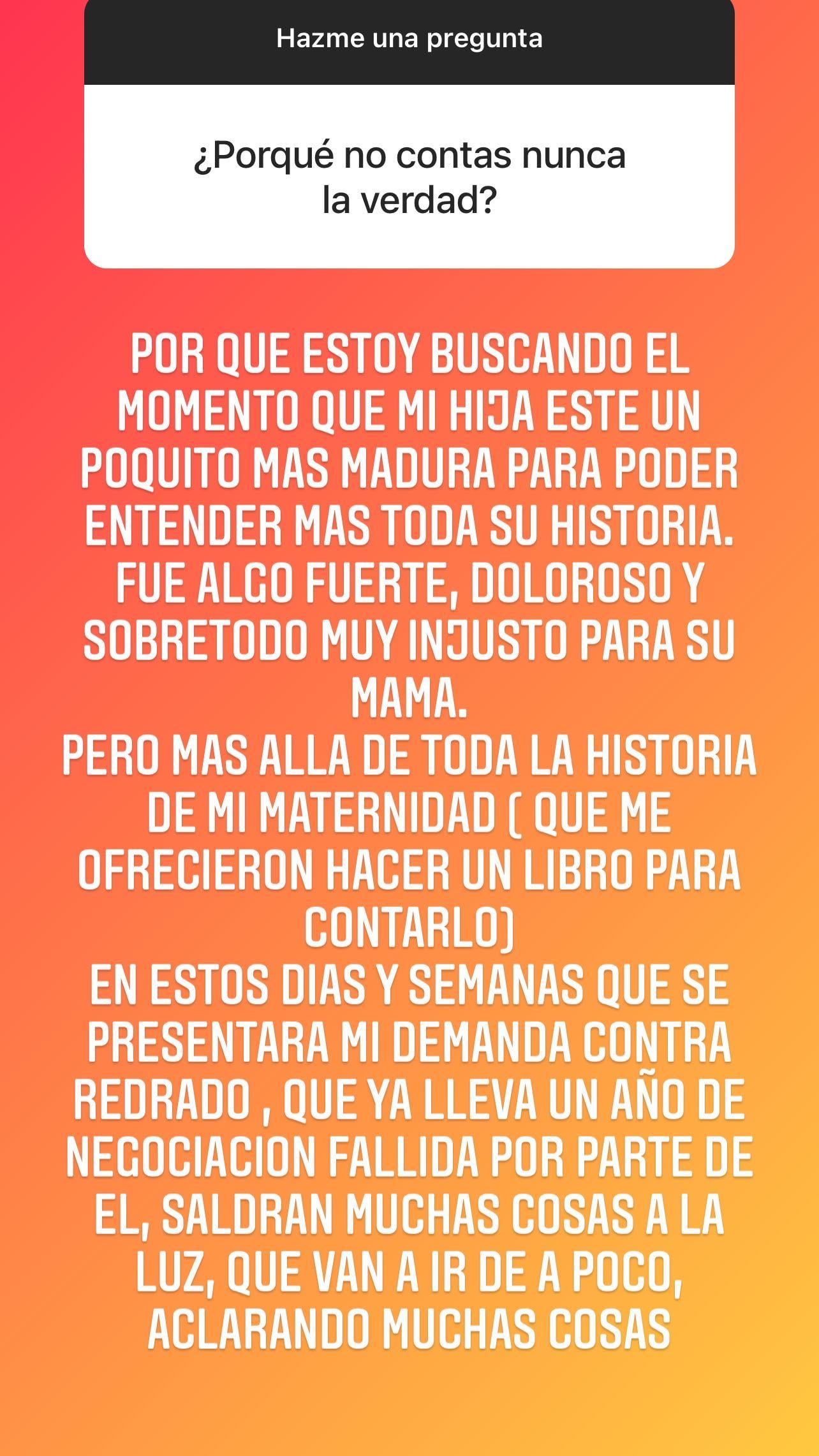 Luciana Salazar recargada contra Martín Redrado por su hija, Matilda Salazar.