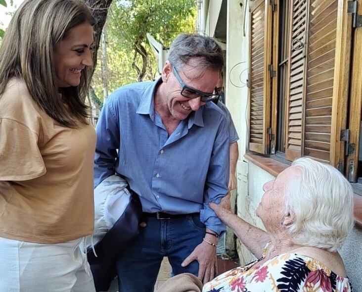 Guillermo Elizalde y Gabriela Lizana. Foto: Twitter