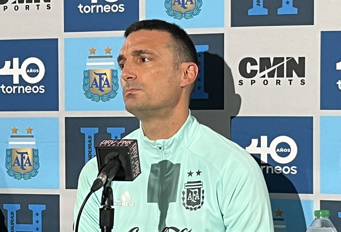 Lionel Scaloni habló en la previa del partido amistoso entre la Selección Argentina y Boca Juniors. / Gentileza.