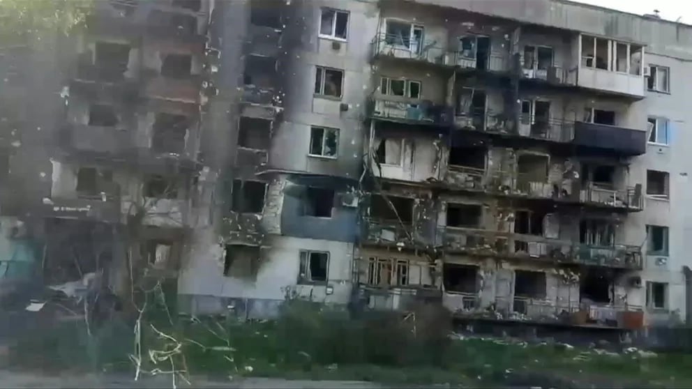 La caída de Severodonetsk significaría la pérdida del último reducto que controla Kiev. Foto: Web