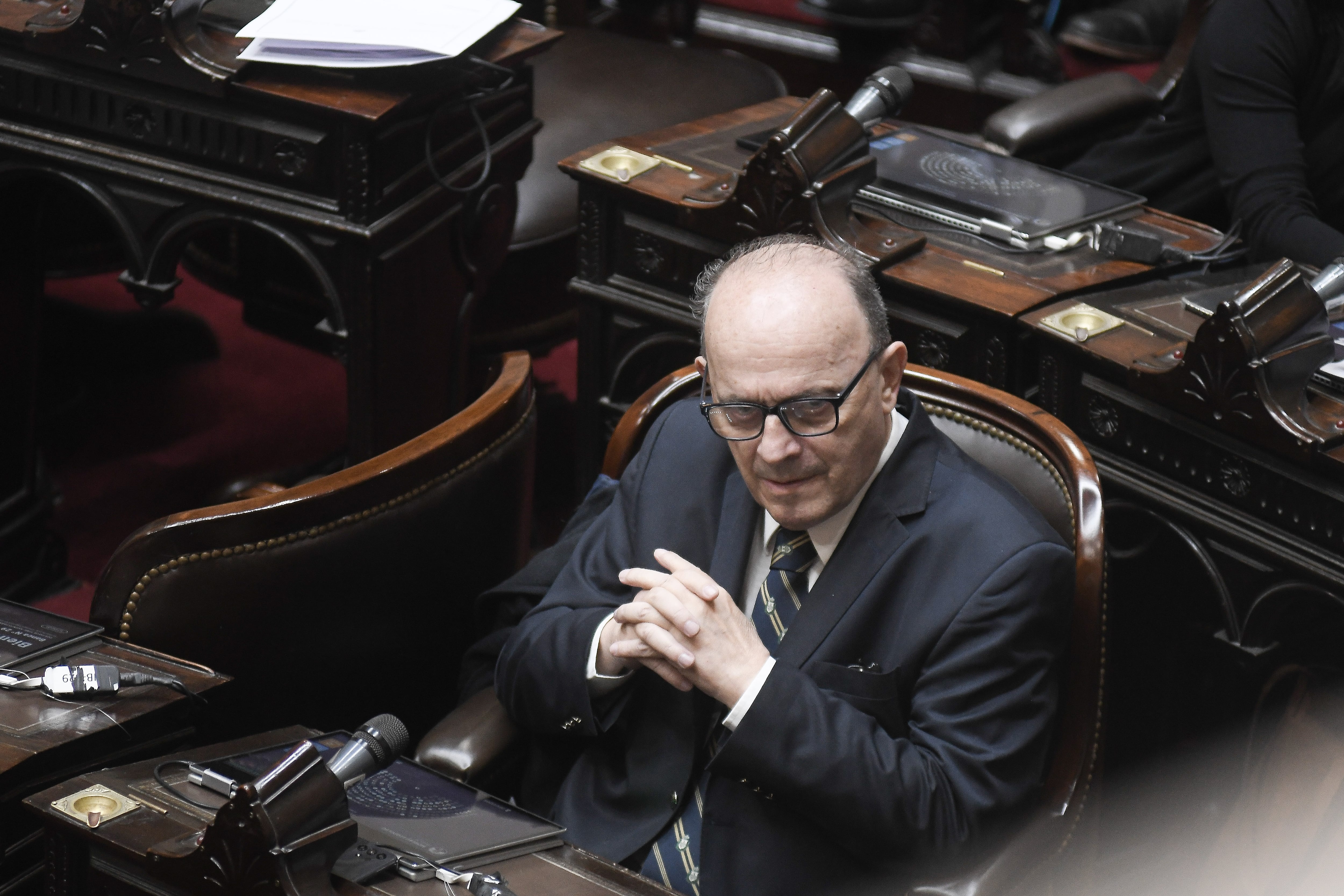 Leopoldo Moreau en diputados. / Foto: Federico López Claro