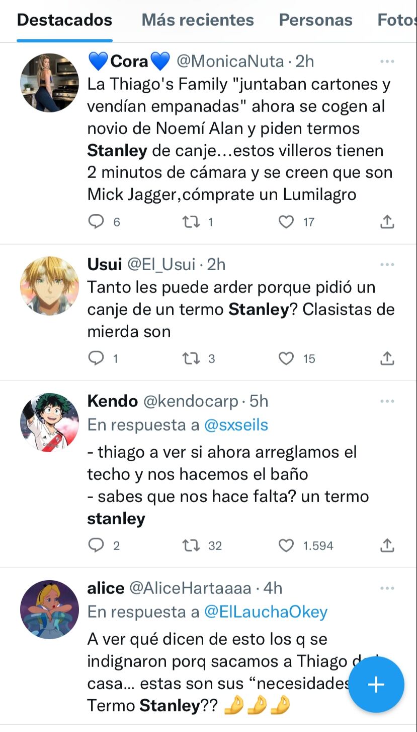 Thiago, ex Gran Hermano, pidió canje de Stanley y desató el debate.