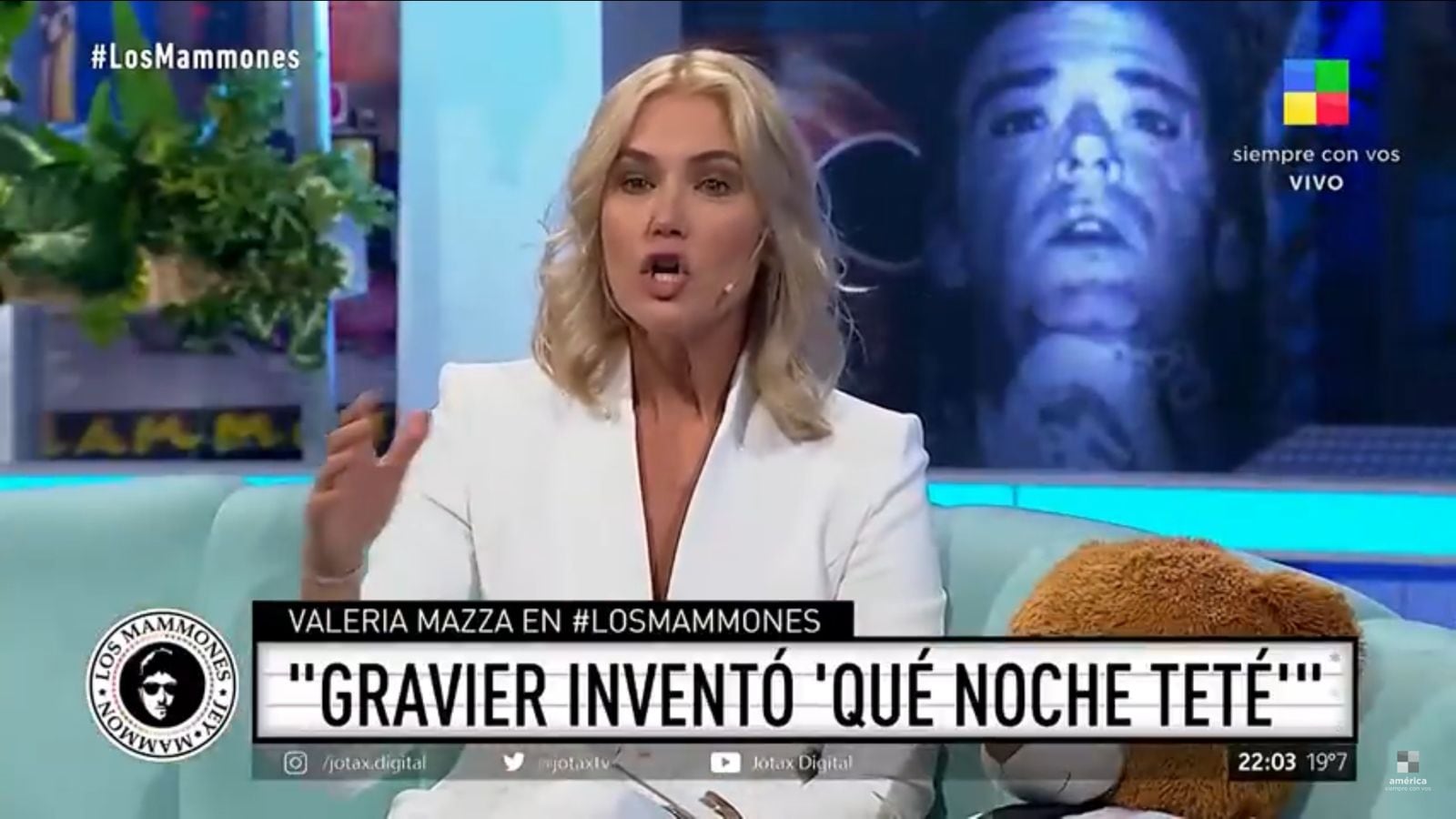 Valeria Mazza confesó quién inventó la frase "qué noche Teté".