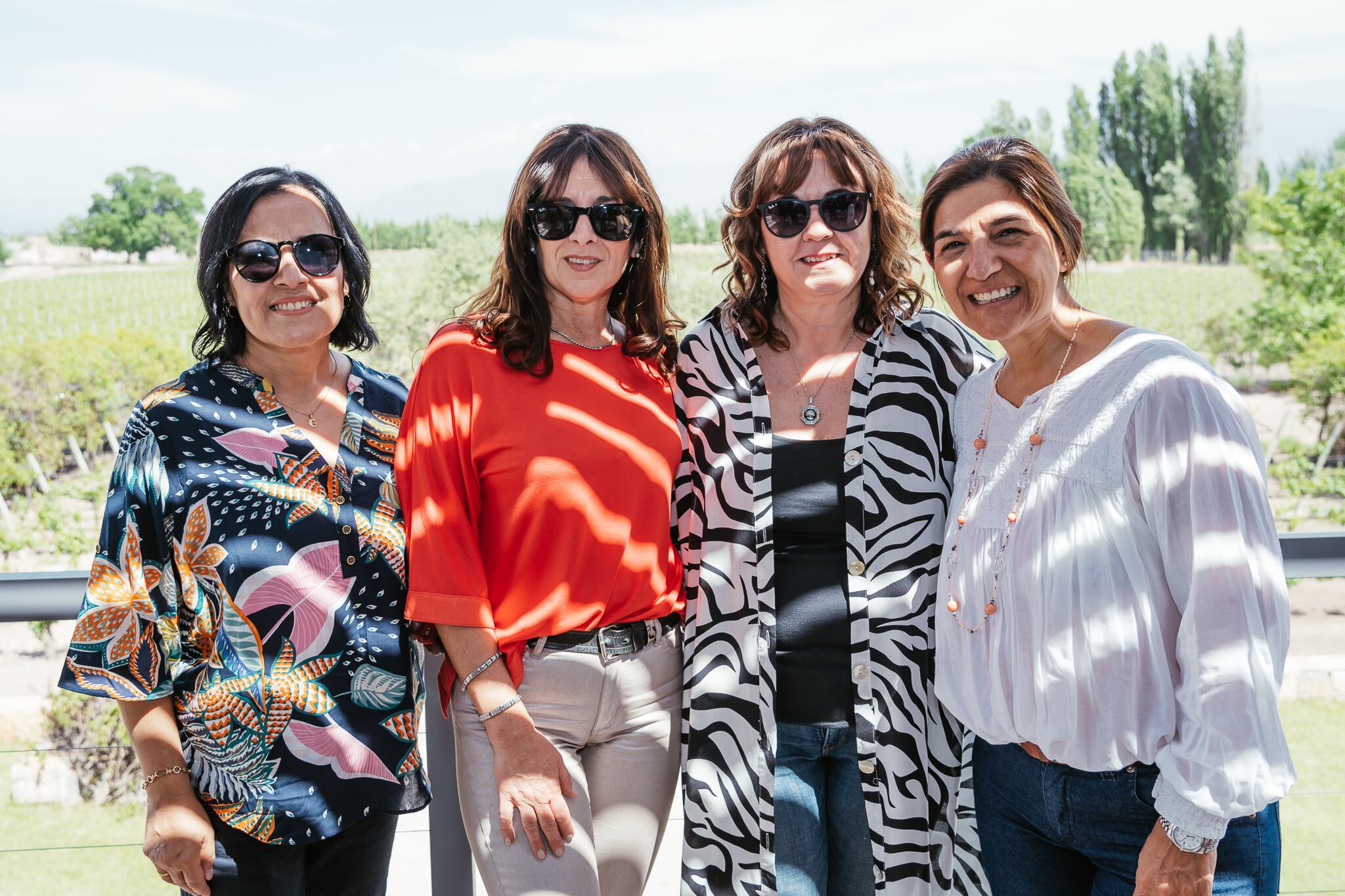 Geysi García, Laura Barta, Alejandra Llarena y Marcela Carrizo.