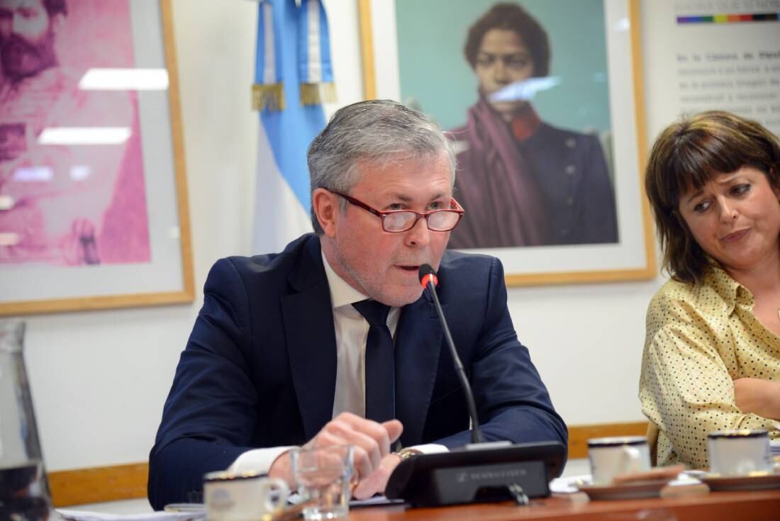 El exadministrador de la Corte Suprema, Héctor Marchi, en la Comisión de Juicio Político de la Cámara de Diputados (Foto: HCDN)