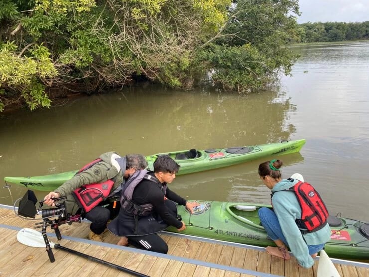 Juana Viale esta inmersa en un proyecto ambiental.