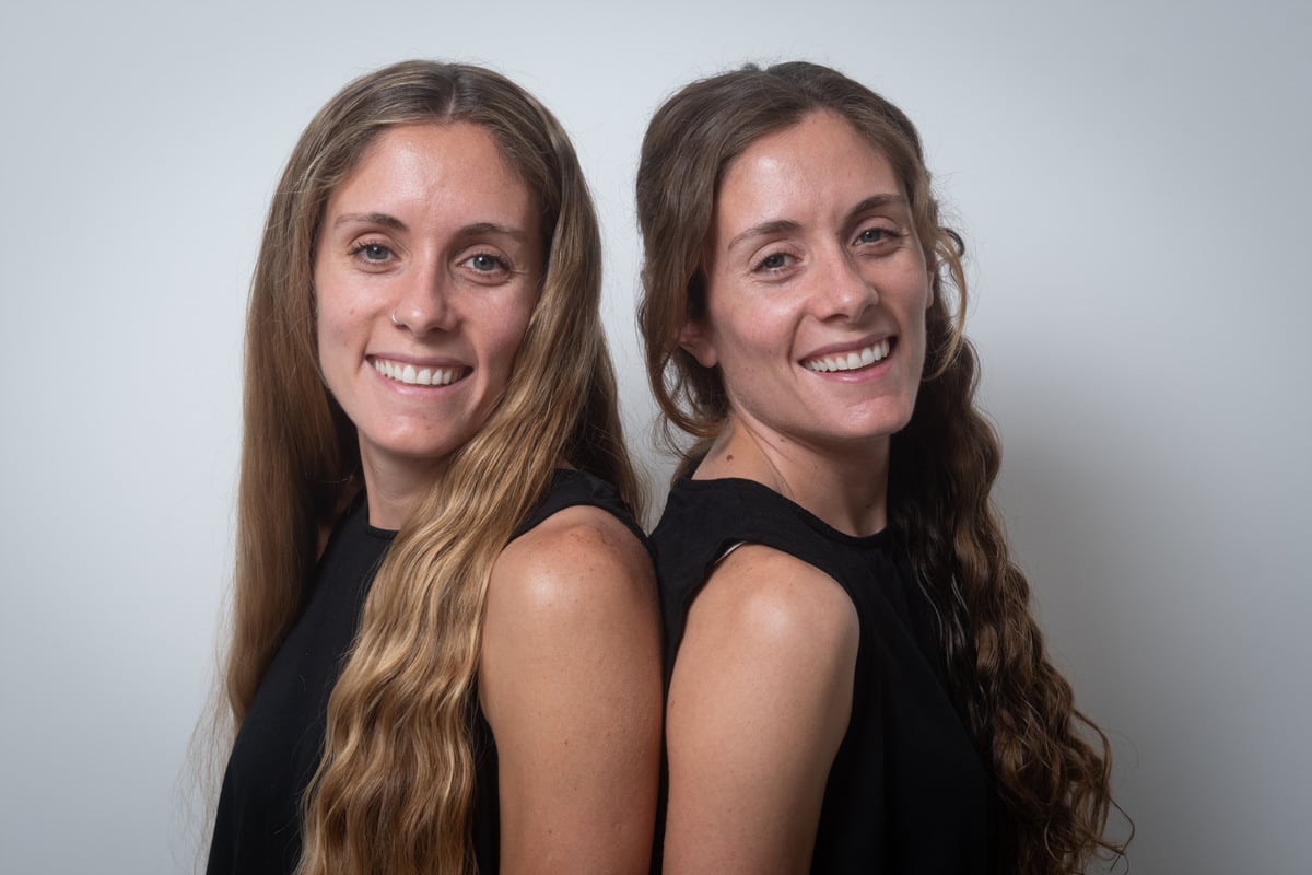 Sol es odontopediatra y Mariel es profesora de Educación Física. Foto: Ignacio Blanco / Los Andes.