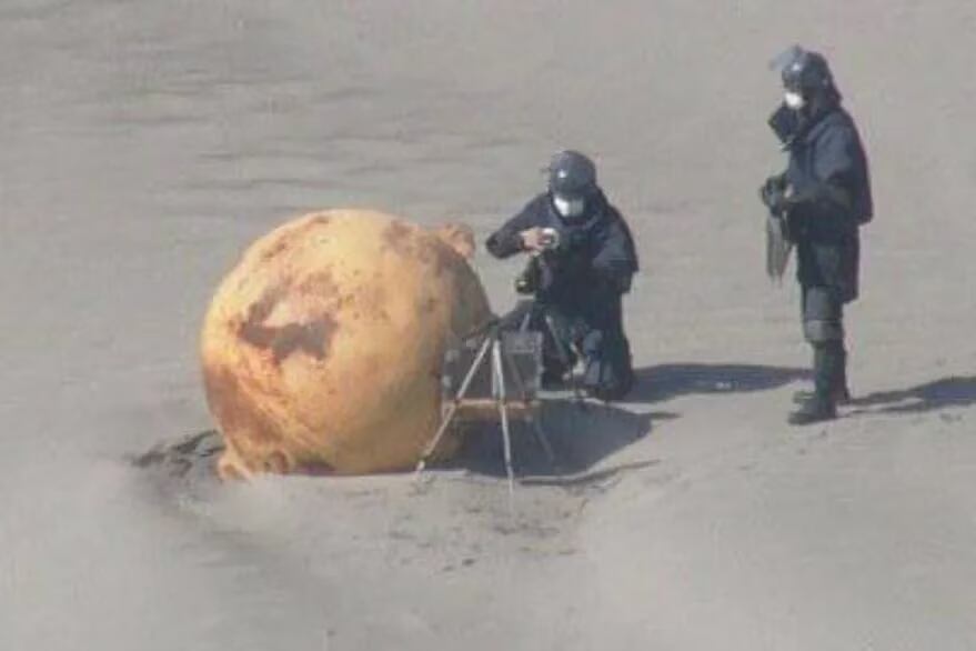 Un equipo estudió si podía llegar a haber riesgo de explosión.  Foto: Captura de video. 