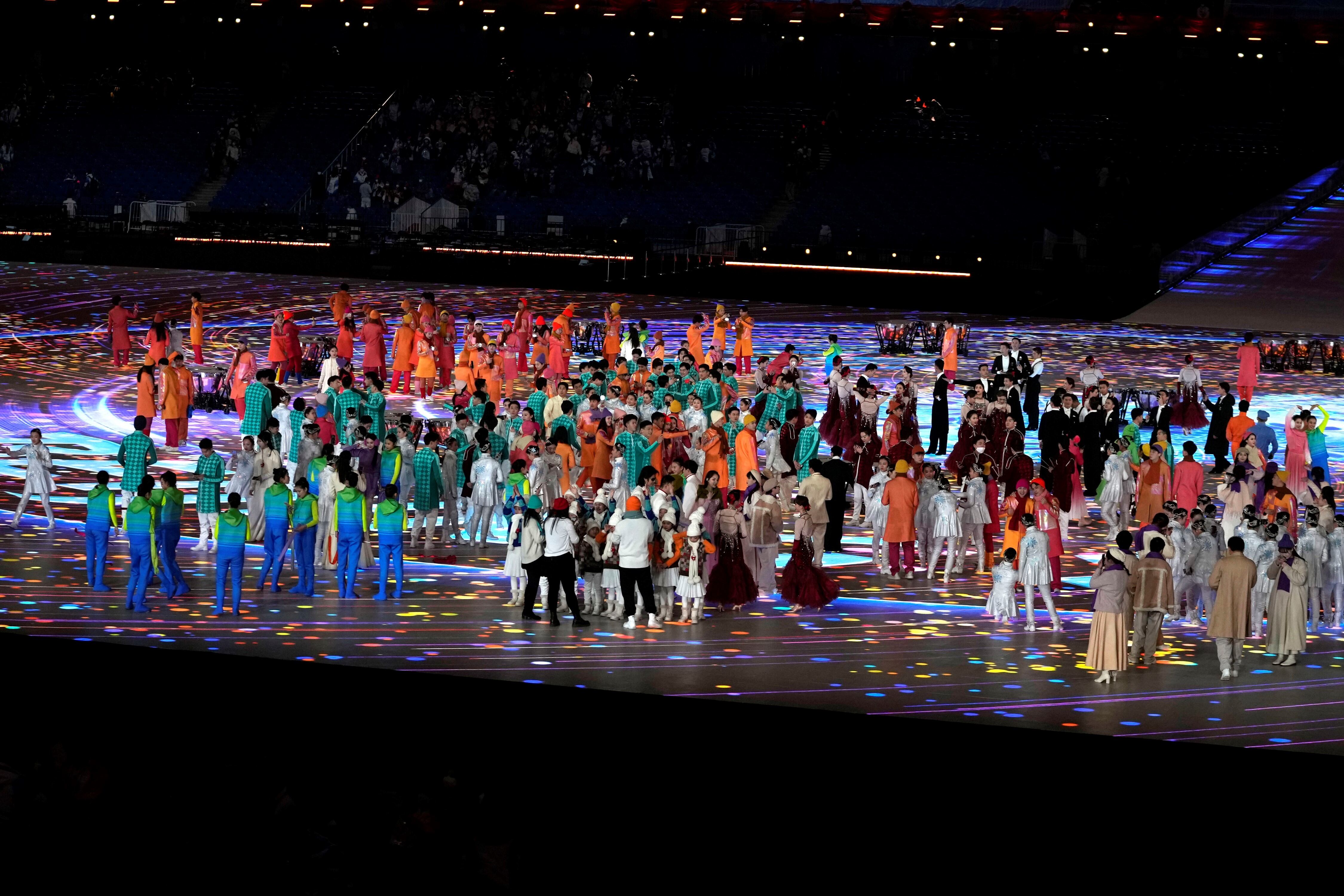 Clausura de Beijing 2022./AP