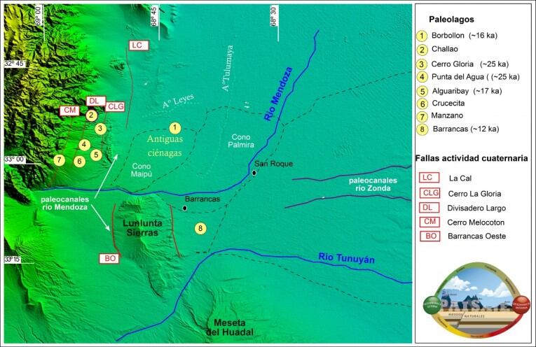 Los datos surgen de una investigación que busca comprender la historia ambiental del noroeste de Mendoza en los últimos 100 mil años.