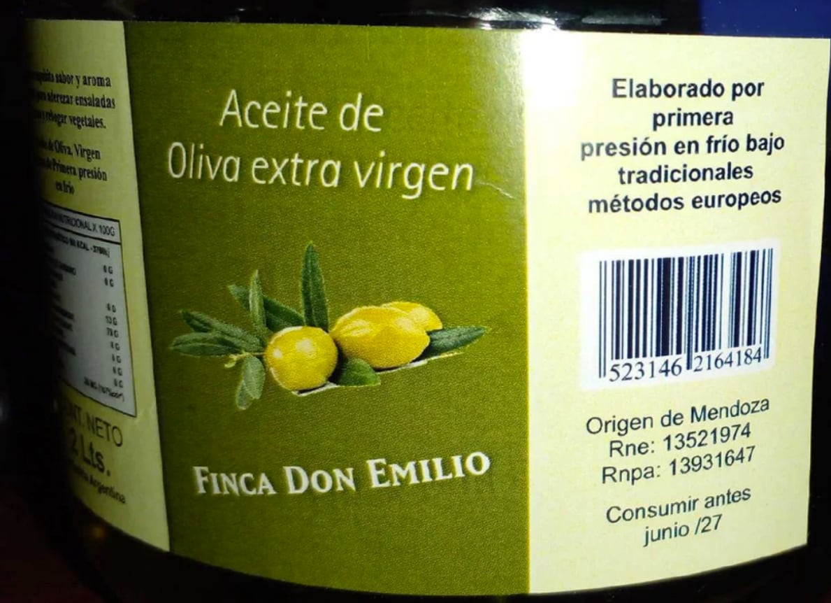 La ANMAT prohibió dos marcas de aceite de oliva