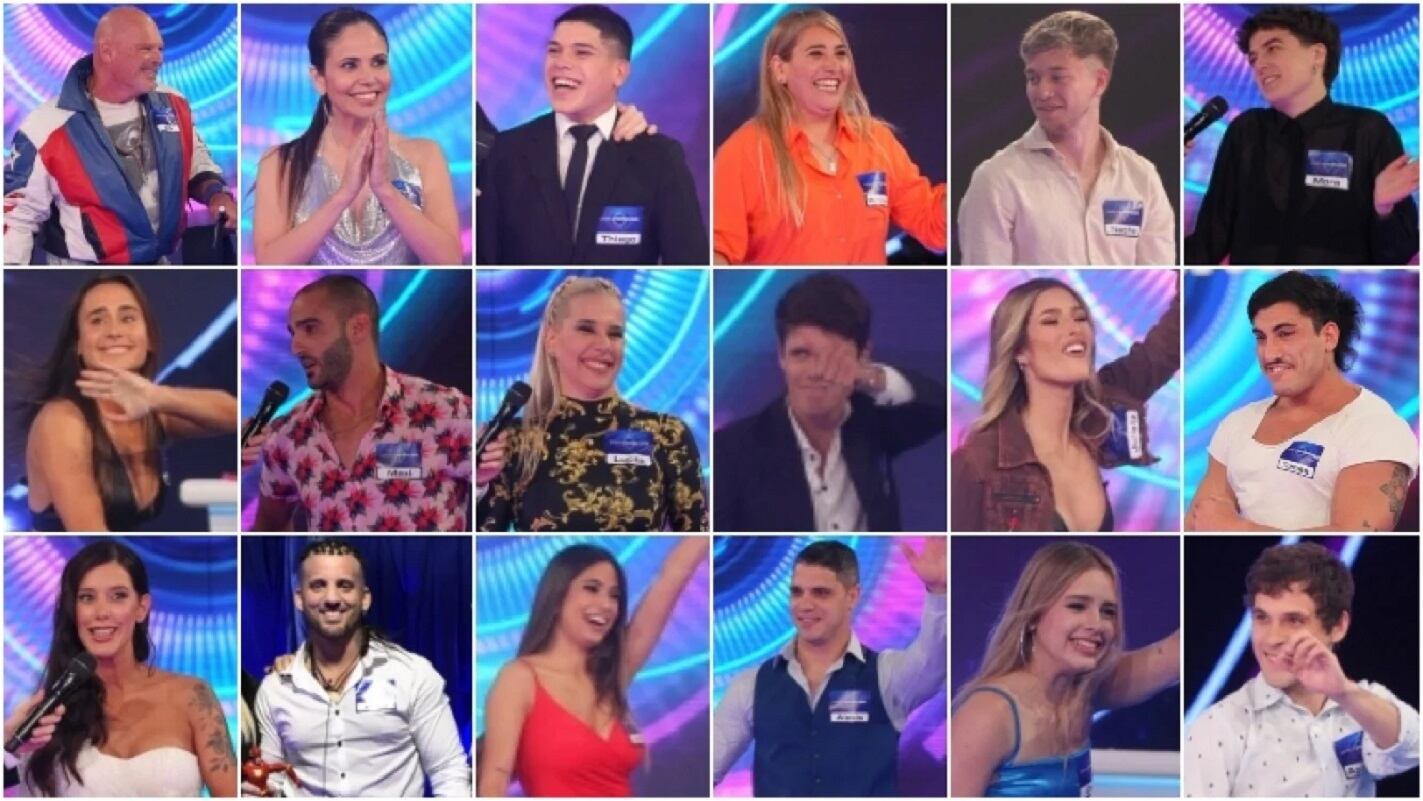 Los 18 participantes de Gran Hermano 2022 (Telefe)