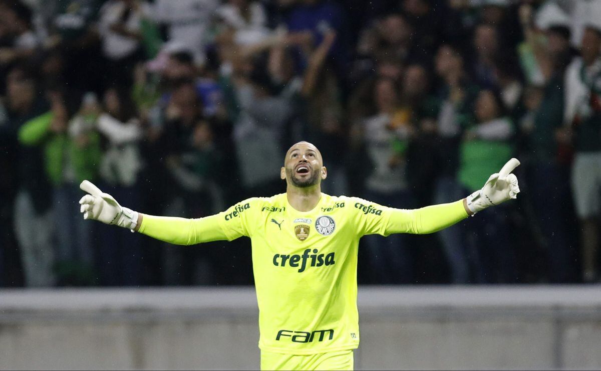 Weverton, arquero de Palmeiras.