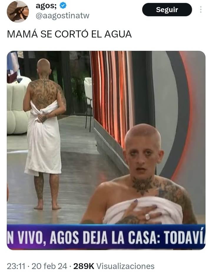 Furia quedó desnuda otra vez en Gran Hermano y estallaron los memes