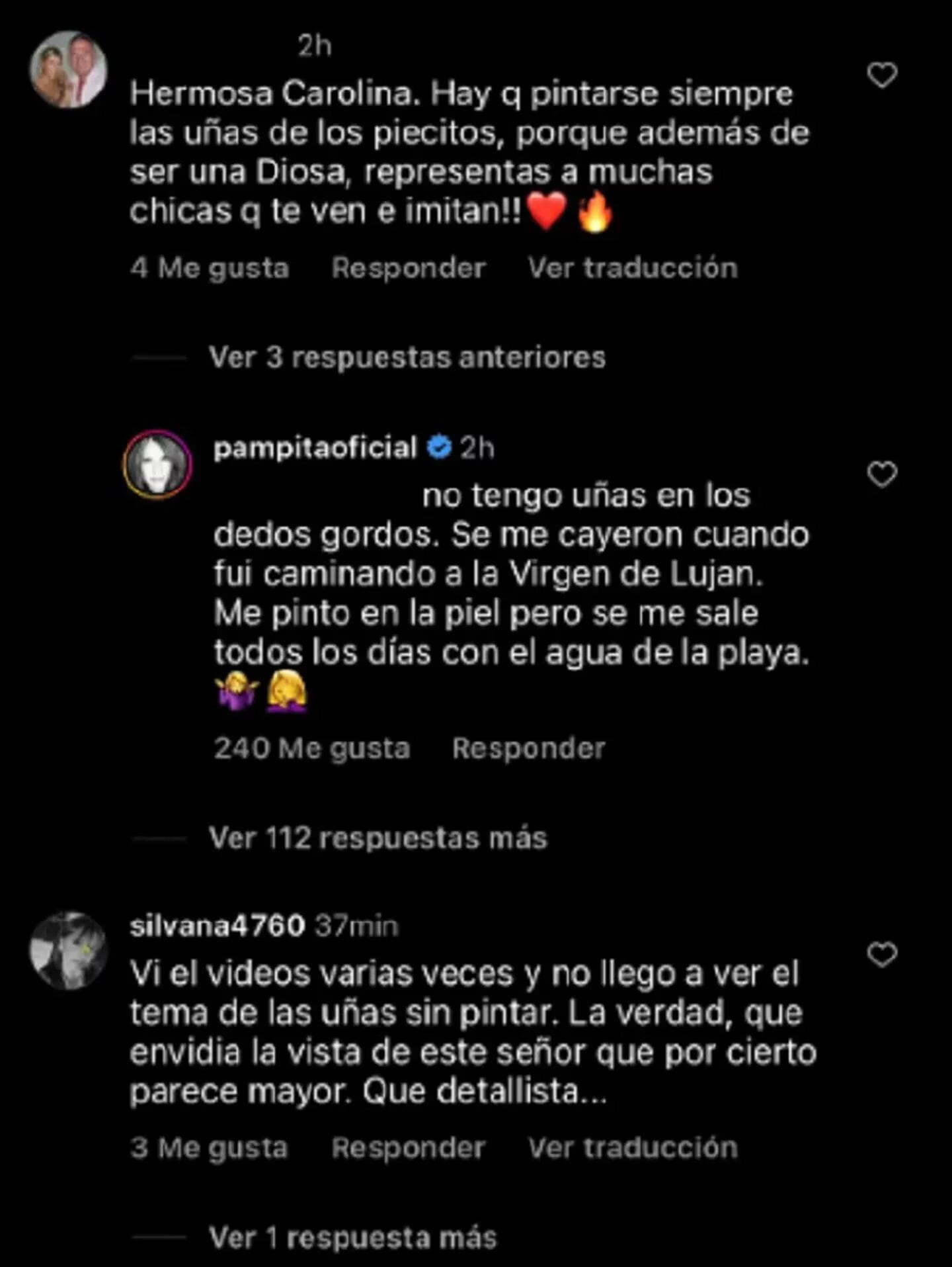 Pampita confesó porque no puede pintarse las uñas de los pies.