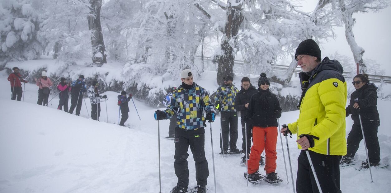 Turistas en Bariloche durante el fin de semana pasado / Clarín