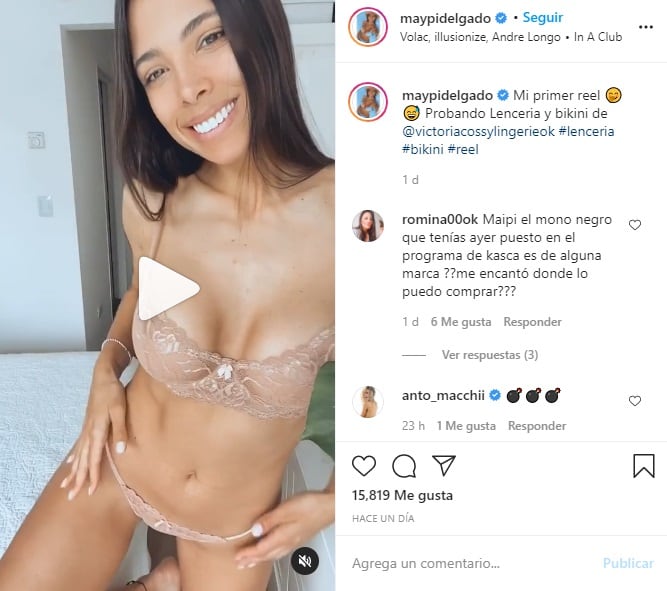 La morocha impactó en su cuenta de Instagram