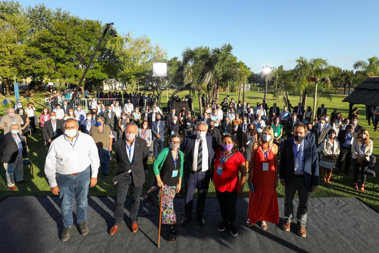 El presidente Alberto Fernández cerró el primer encuentro del Consejo Económico y Social.