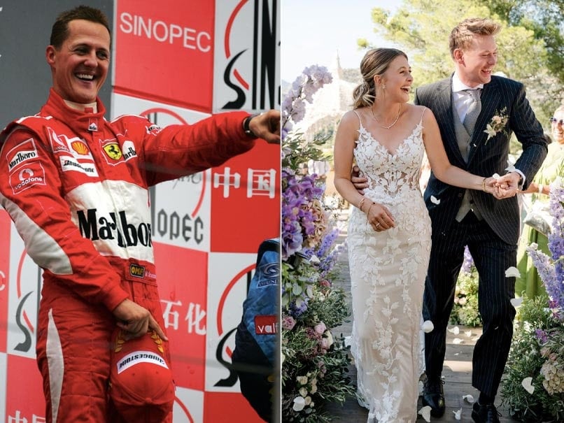 Afirman que Michael Schumacher estuvo en la boda de su hija.