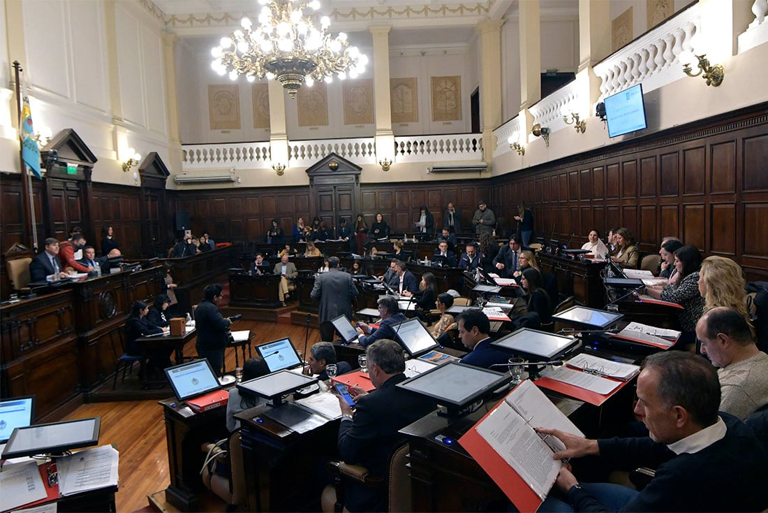 La Cámara de Senadores hay legisladores que tienen hasta 5 personas contratadas, más asesores y secretarios. Foto: Orlando Pelichotti/ Los Andes