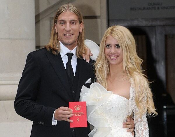 Wanda Nara y Maxi López se casaron el 31 de mayo de 2008.