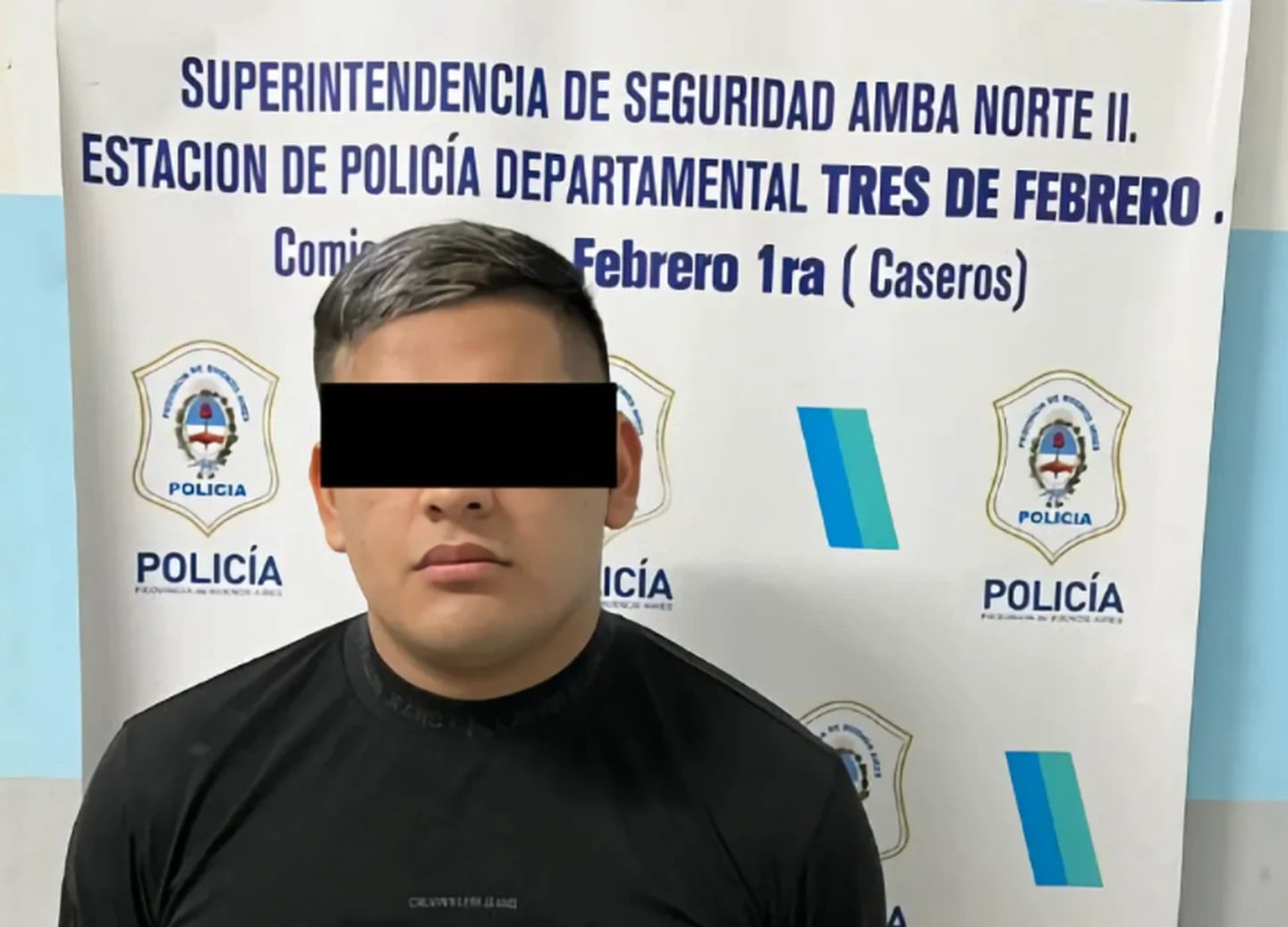 El sospechoso de 21 años que fue detenido en las últimas horas. 