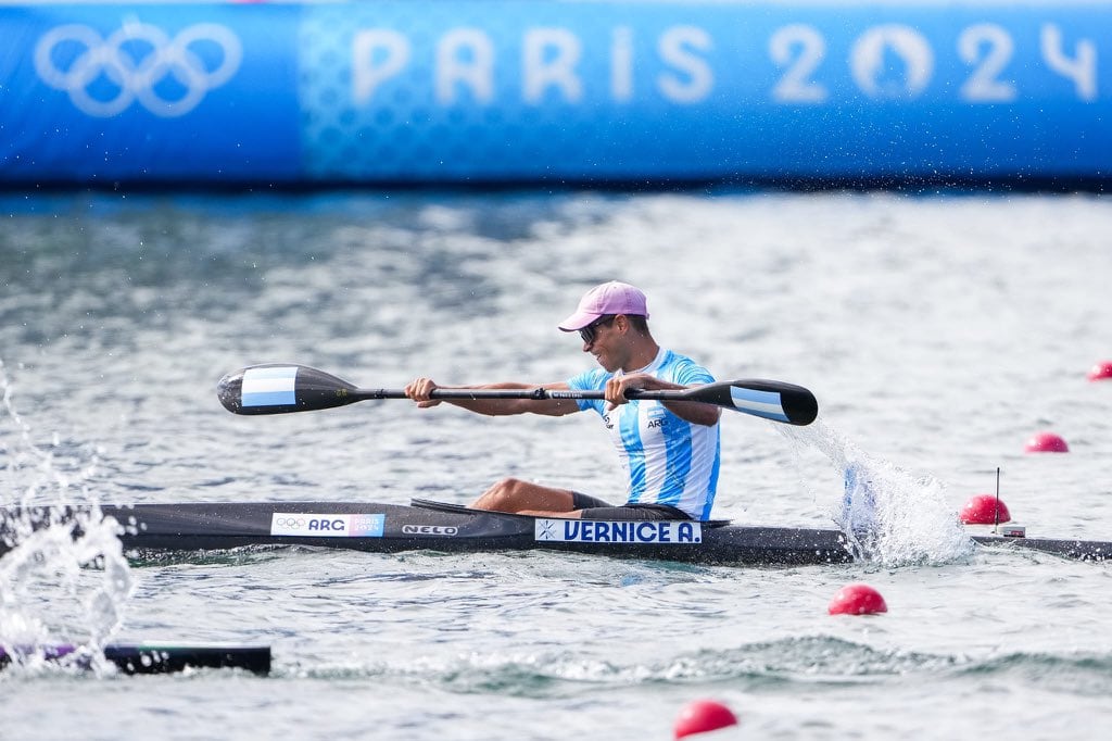 Agustín Vernice es semifinalista en K1 1000