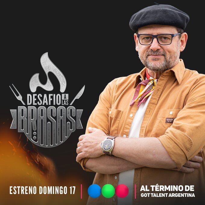 “Desafío a las brasas”, el nuevo programa con Christophe Krywonis. Foto: Telefe