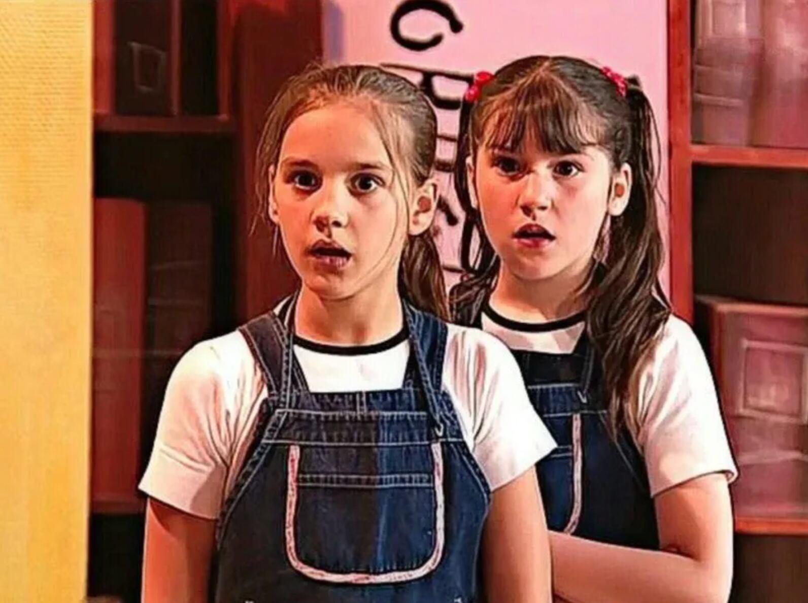 Nadia (izquierda) en "Chiquititas".