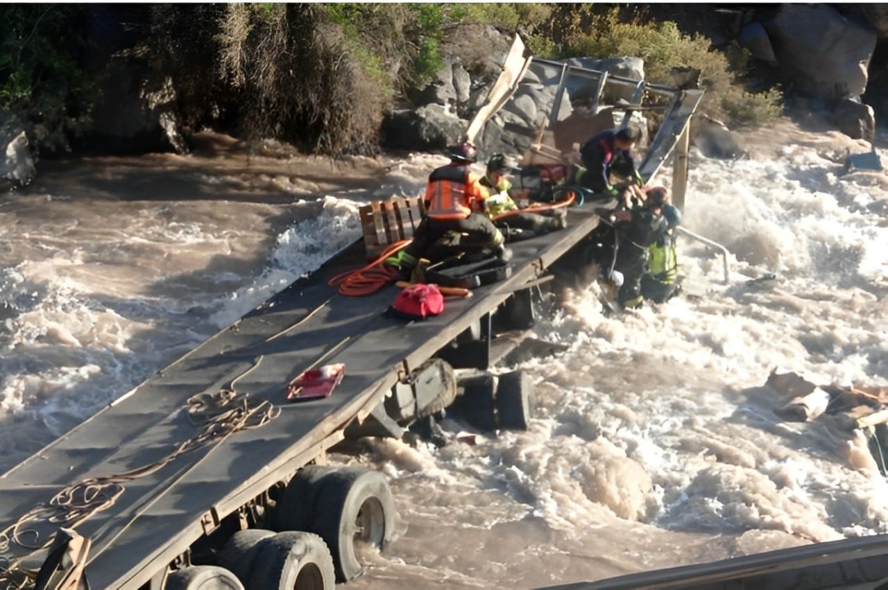 Choque múltiple en la ruta a Chile dejó varios heridos. Fotos: Gentileza