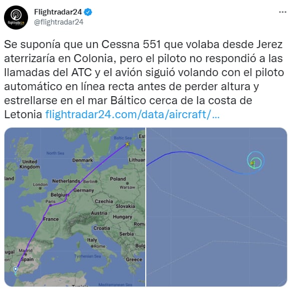 Gentileza Flightradar24