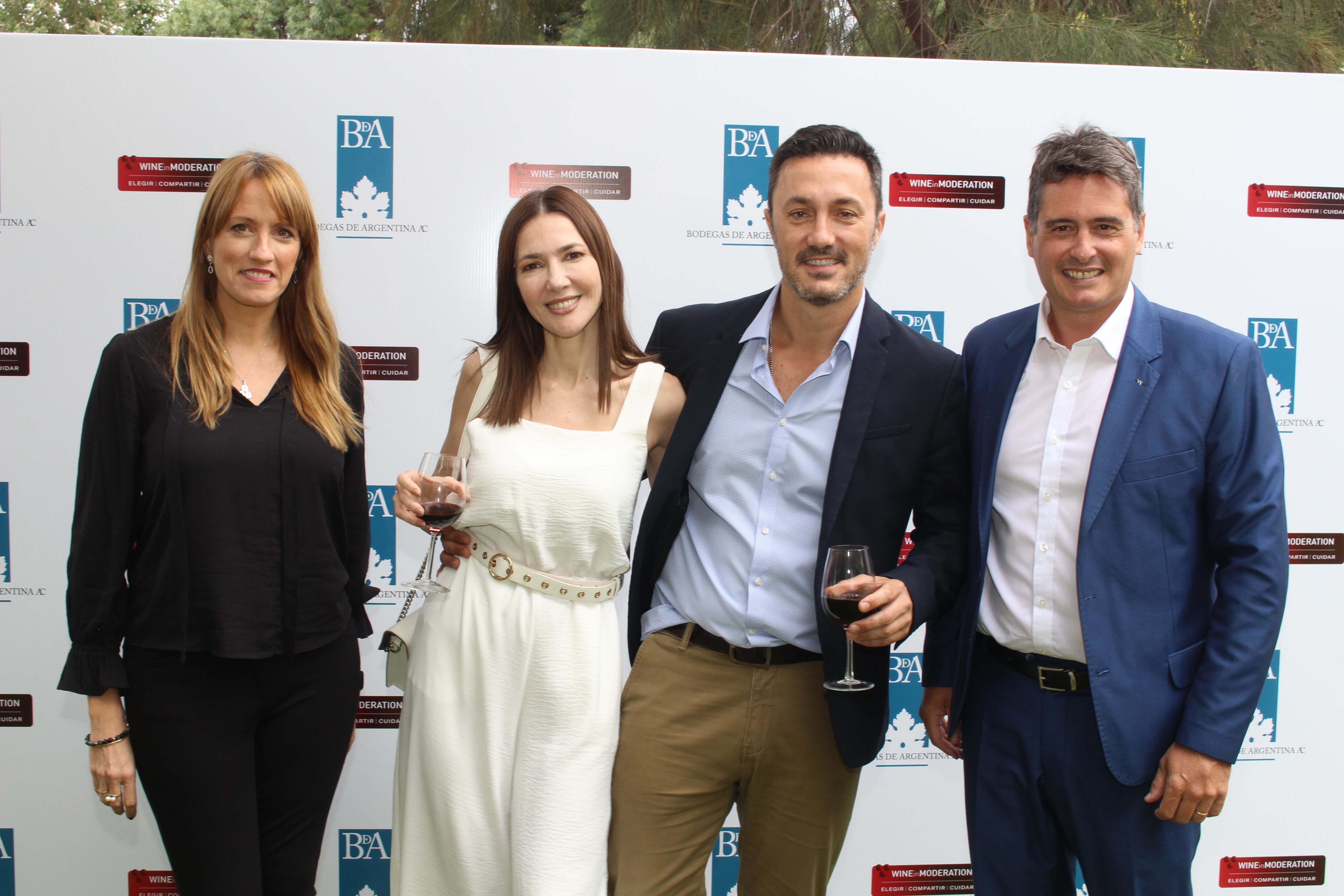 Julieta Nadin, Cristina Peréz, Luis Petri y Leonardo Sampieri.