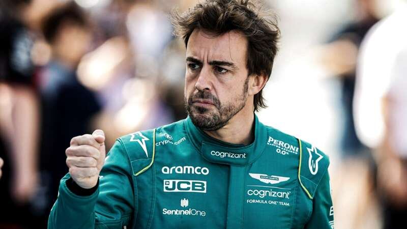 Fernando Alonso, de Aston Martin. (DAZN)