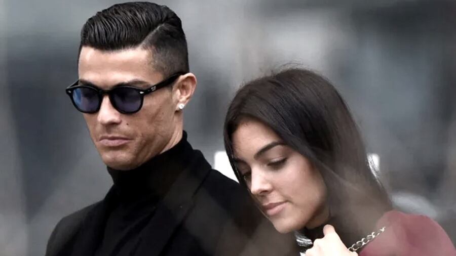 Ronaldo y su esposa, la argentina Georgina Rodríguez. / Gentileza.