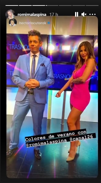 Romina Malaspina en redes