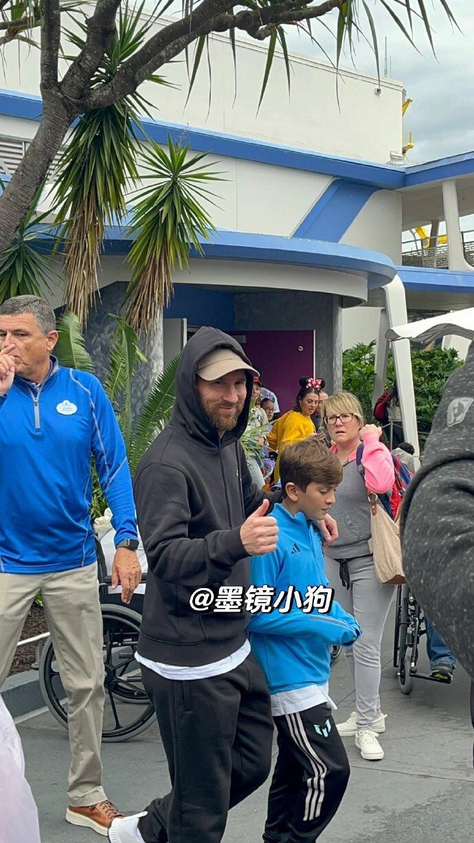 Lionel Messi en Disney World