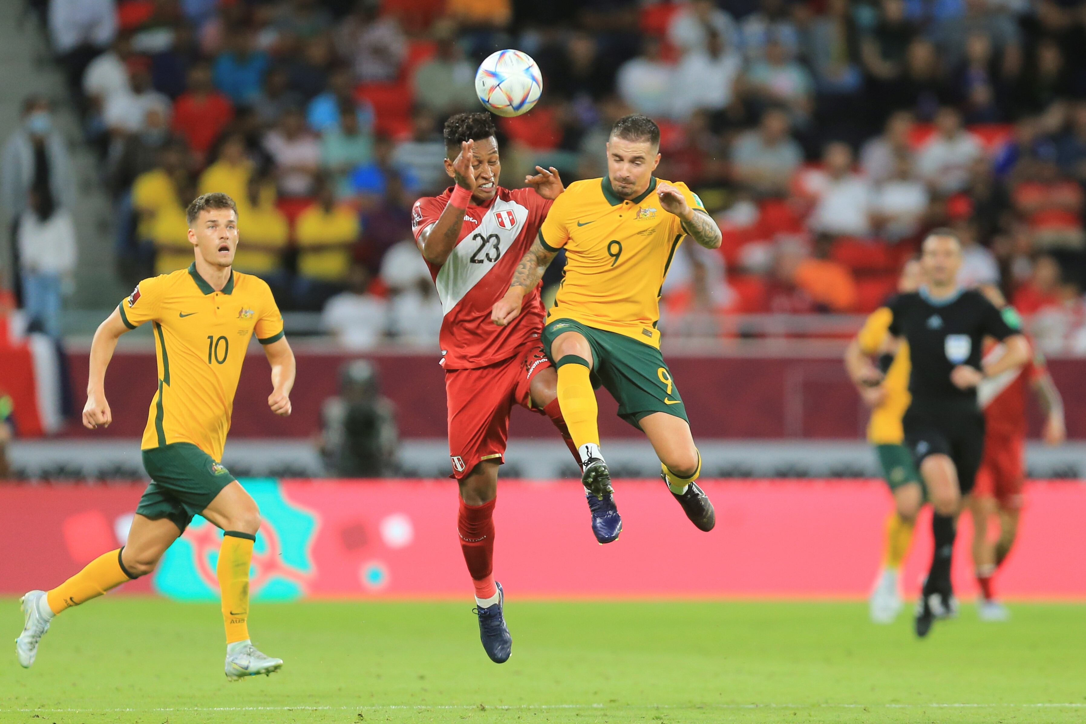 Perú y Australia se enfrentan en el repechaje para ir al Mundial Qatar 2022. (AP)