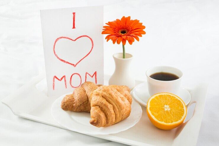 Desayunos para el día de la madre.