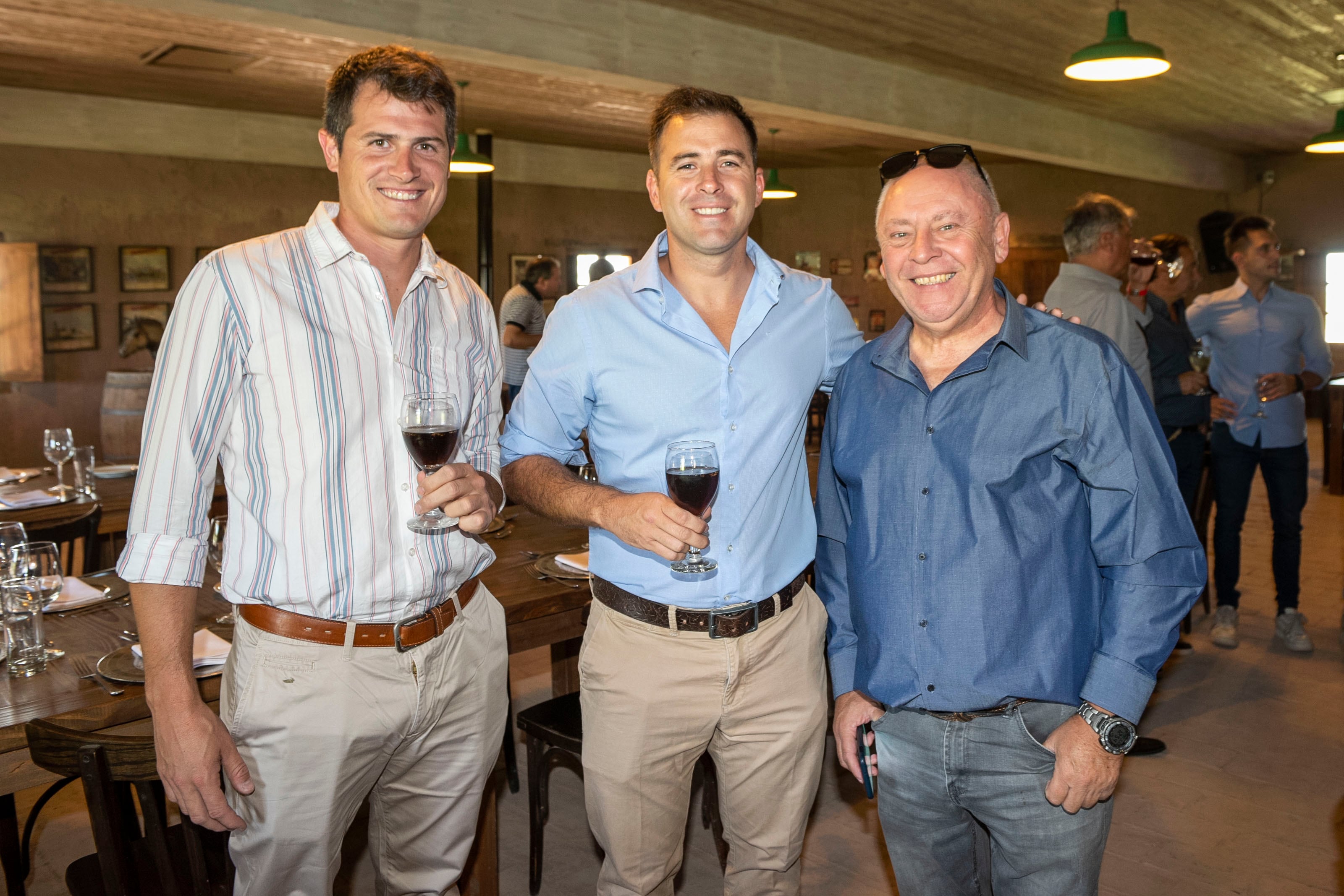  Juan Pablo González, Luis Anselmi y Gabriel Salas.