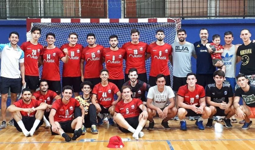 Equipo masculino de la Municipalidad de Maipú (Liga de Honor) juega el Nacional./Gentileza Javier Sallustro