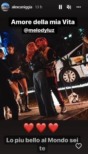 Charlotte Caniggia conoció a Melody Luz, la novia de Alex