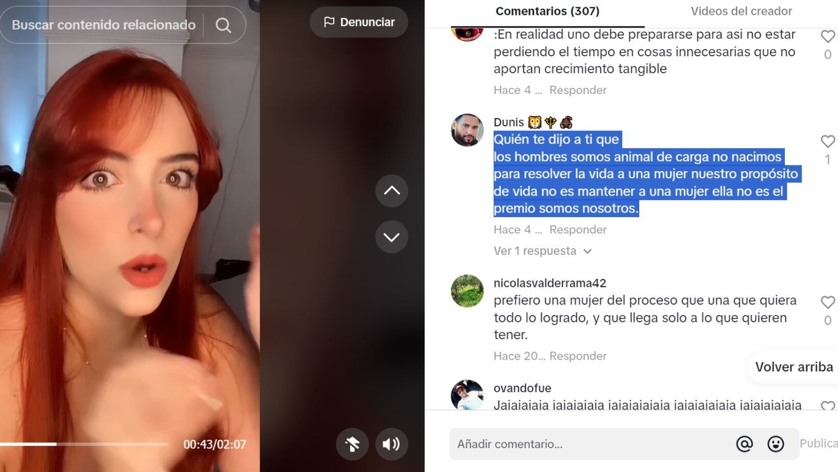 Una influencer generó polémica al decir que los hombres que no tienen dinero no deberían tener novia.