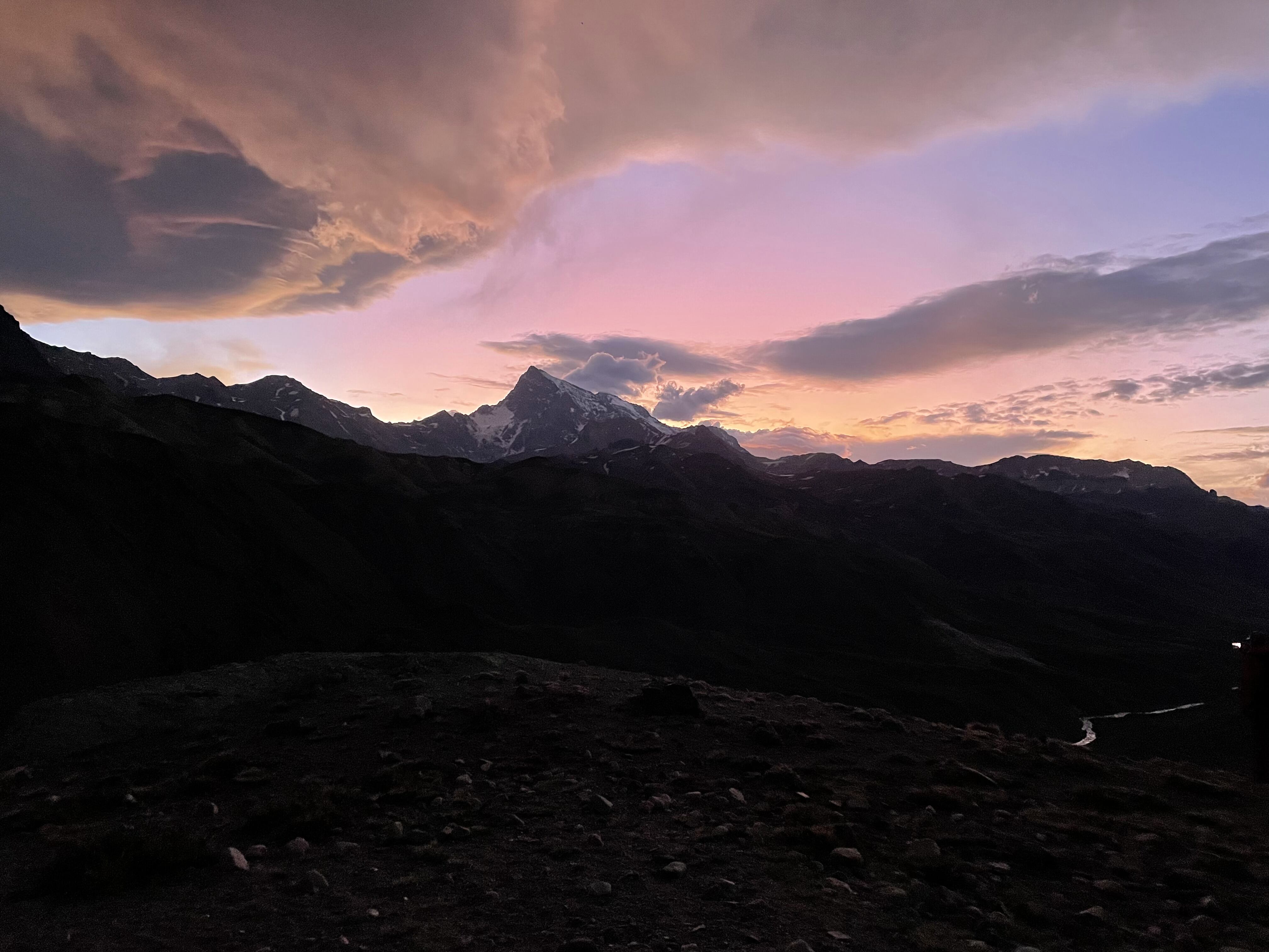 Viento blanco de 100 km/h y que arrasa con todo: así es el Marmolejo, el cerro donde fallecieron los 3 andinistas. Foto: Gentileza Gerardo Castillo